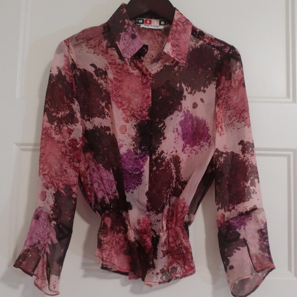 MSGM Silk Top